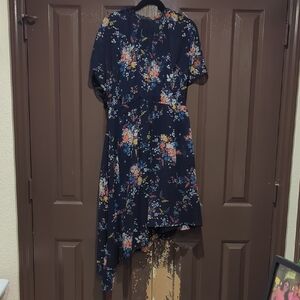 Lucky Brand Navy Floral Dress
